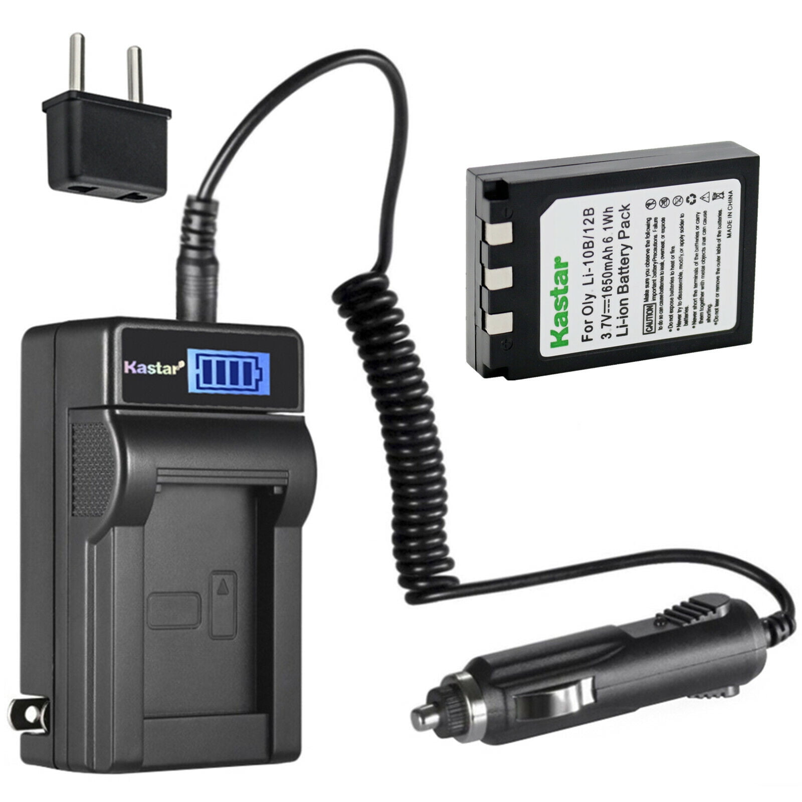 LOQED Power Kit - Chargeur avec 8 piles AA rechargeables 