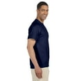 thumbnail image 3 of Gildan Men's Pocket T-Shirt, Short Sleeve Crew Neck Cotton Tee, Navy, 9 Pack of Bulk, Size S-5XL, 3 of 5