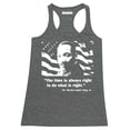thumbnail image 1 of Do What is Right Martin Luther King Jr Inspirational Quote Women's Tank Top, M, H. Charcoal, 1 of 6