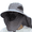Gray, variant on TELOLY Sun Hat Polyester Fiber Summer All-Inclusive Sun Protection Hats Large Brim Full Face Protection Air Overhead Mens Hat,Gray,Half Brim