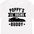 thumbnail image 4 of Inktastic Poppy's Lil' Racing Buddy with Car Silhouette Boys or Girls Long Sleeve Toddler T-Shirt, 4 of 5