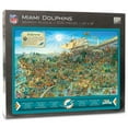 thumbnail image 2 of Miami Dolphins 500-Piece Joe Journeyman Puzzle, 2 of 3