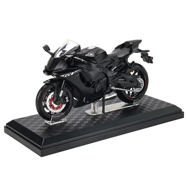 Modelo de motocicleta Yamaha CCA 1:12, aleación de YZF-R1, Motocross, con licencia, juguete, colección de coches, regalo, producción estática de fundición a presión