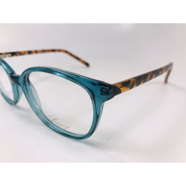 New Designer Inspired SUCCESS SS-106 Teal & Tortoise Eyeglasses 50mm with Case New Designer Inspired SUCCESS SS-106 Teal & Tortoise  main image 4