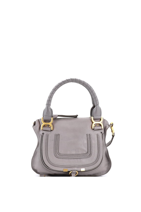 Pre-Owned Chloe Chloe Marcie Satchel Leather Small By Rebag
