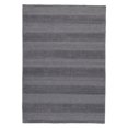 thumbnail image 1 of Alfombra rectangular Benzara Inc con diseño de rayas grande gris oscuro, 1 of 2
