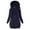 Navy, variant on Patlollav Women Zipper Coat Pockets Versatile Long Sleeve Hooded Casual Outwear Jackets