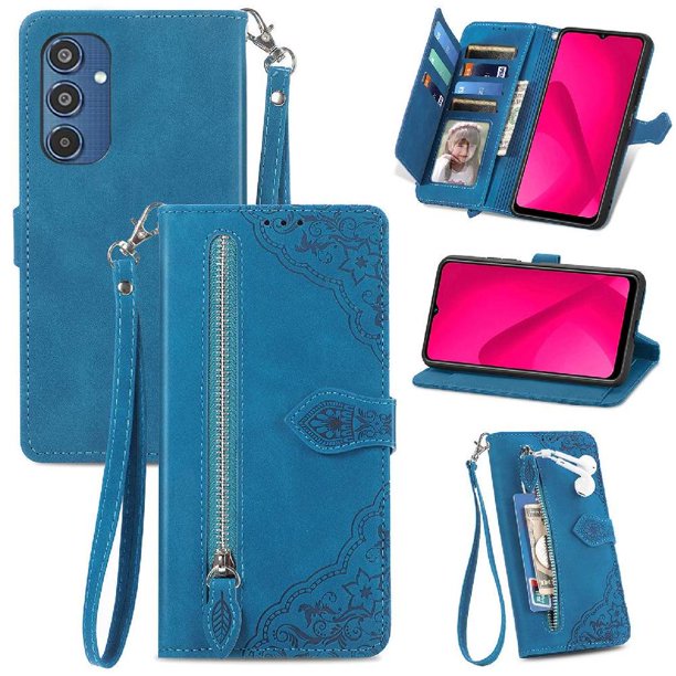 Funda billetera anti-golpes para GANGXUN Samsung Galaxy M35 , ideal para día a día y trabajo
