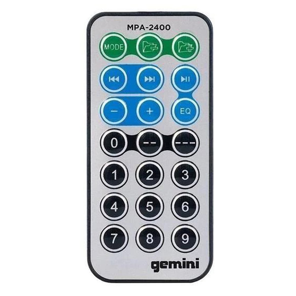 Gemini MPA Series Portable Water-Resistant Bluetooth Trolley Speaker with Lights and Remote, MPA-2400 (Blue), MPA-2400BLU