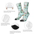 thumbnail image 6 of Goofa Christmas Winter Animals Printed Men's Crew Socks, Soft Durable Breathable Moisture-Wicking with Odor Control Cotton socks, 6 of 9