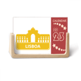 thumbnail image 1 of Lisboa Portugal Yellow Landmark Desk Calendar Desktop Decoration 2023, 1 of 3