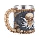 thumbnail image 2 of sweethay Taza de calavera, esqueleto de resina, copa de vino, tazas de café de Metal medievales, bares, vasos Vintage, decoración de casa de Mostrada, 2 of 6