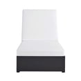 thumbnail image 6 of Tahoe Outdoor Patio Powder-Coated Aluminum Chaise Lounge Chair in Gray White, 6 of 10