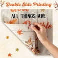 thumbnail image 3 of diyeu Fall Religious Garden Flag - 12 X 18 Inch linen Double Side With God All Things are Possible Garden Flag, Fall Religious Inspirational Flora Farmhouse Yard Outdoor Decoration, 3 of 6