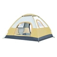 thumbnail image 2 of EGNMCR Camping et Randonnée Tente de Camping Automatique à Déploiement Instantané pour 3-4 Personnes Tente Portable Instantanée Imperméable avec Sac de Rangement Tente Légère de Randonnée pour Plein Air Plage Pique-Nique Tente en Polyester, 2 of 6