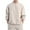 Khaki, variant on DAFPZW Men's Solid Color V Neck Sweatshirt, Loose Fit Casual Long Sleeve 2025 Spring Outdoor Pullover Tops