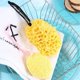 thumbnail image 5 of GOOHOCHY 3 bolas exfoliantes para ducha y baño, esponja para limpiar la espalda y la piel., 5 of 8