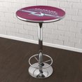 thumbnail image 3 of Colorado Avalanche Logo Bar Table with Adjustable Footrest and Acrylic Top, 3 of 5