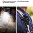thumbnail image 3 of Lampe Frontale LED Rechargeable Mains Libres Étanche Lumens Extérieur Lampe de Poche Chasse Camping Pêche Randonnée Sans Batterie, 3 of 9