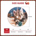 thumbnail image 2 of Haiem Playful Cat Pattern Christmas Tree Skirt Merry Christmas Party Christmas Tree Decoration,New Year Decorations-48", 2 of 6