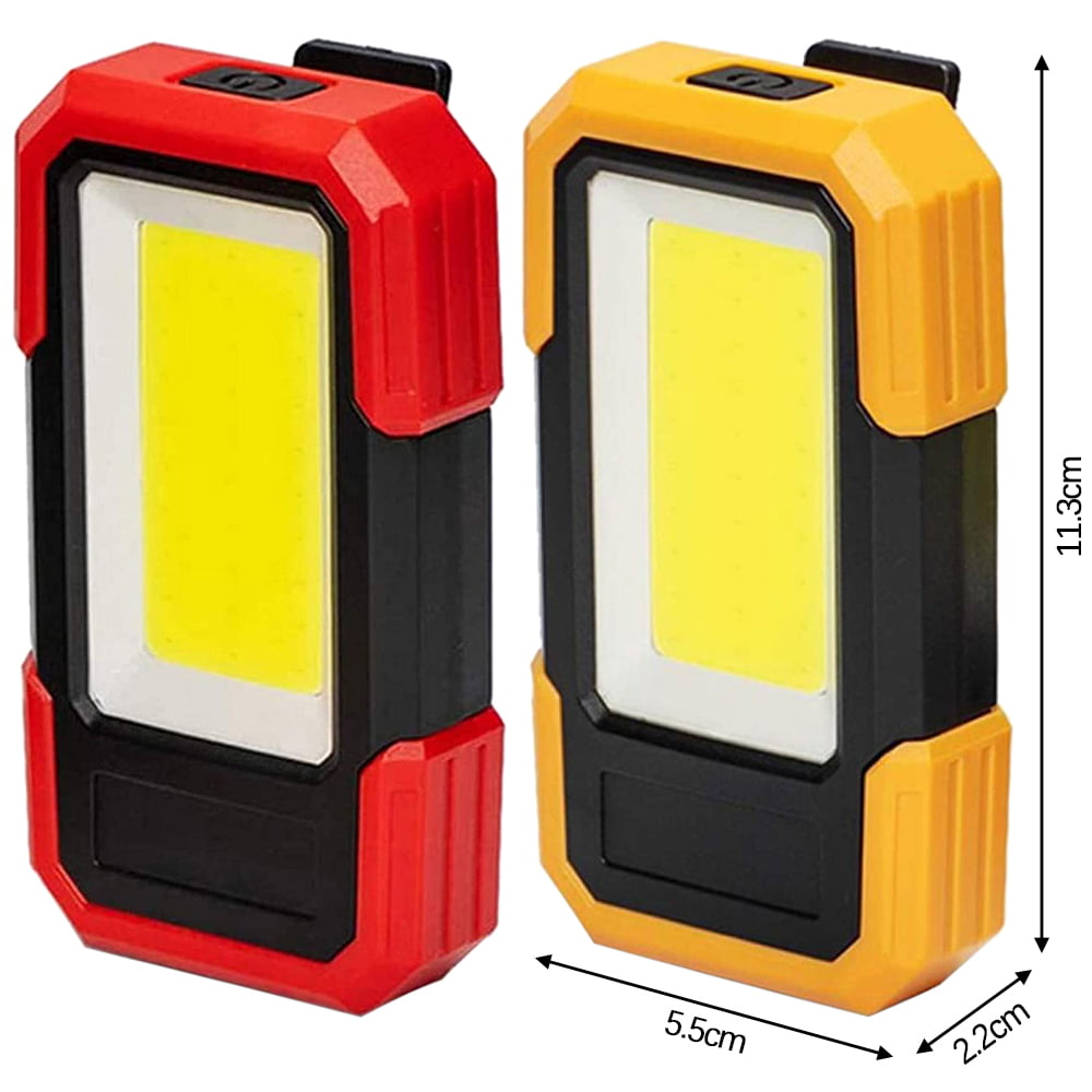 USB Charging Magnet COB Light Clip Clothes Backpacks Safety Lamp For Cycling 