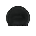 thumbnail image 1 of Soidarity Gorros de natación de silicona para hombres y mujeres, conjunto de esnórquel con protección auditiva de alta elasticidad, gorros de baño Deportes acuáticos Negro Soidarity OD029078-04, 1 of 6
