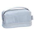 thumbnail image 1 of Bolsa de belleza de doble capa, de maquillaje de gran capacidad, moda para vacaciones de fin de semana Tmvgtek Para Estrenar, 1 of 5
