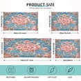 thumbnail image 5 of Pillow Case Plush Pillow Blush Roses on Aqua Case standard size/King size/Queen size Bed Pillow Pillowcases, 5 of 9