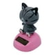 thumbnail image 5 of 2 paquetes de juguetes de baile solar gato adorno de coche con energía solar decoración de fiesta de Halloween gris Sunnimix Lindo gato bailando, 5 of 8