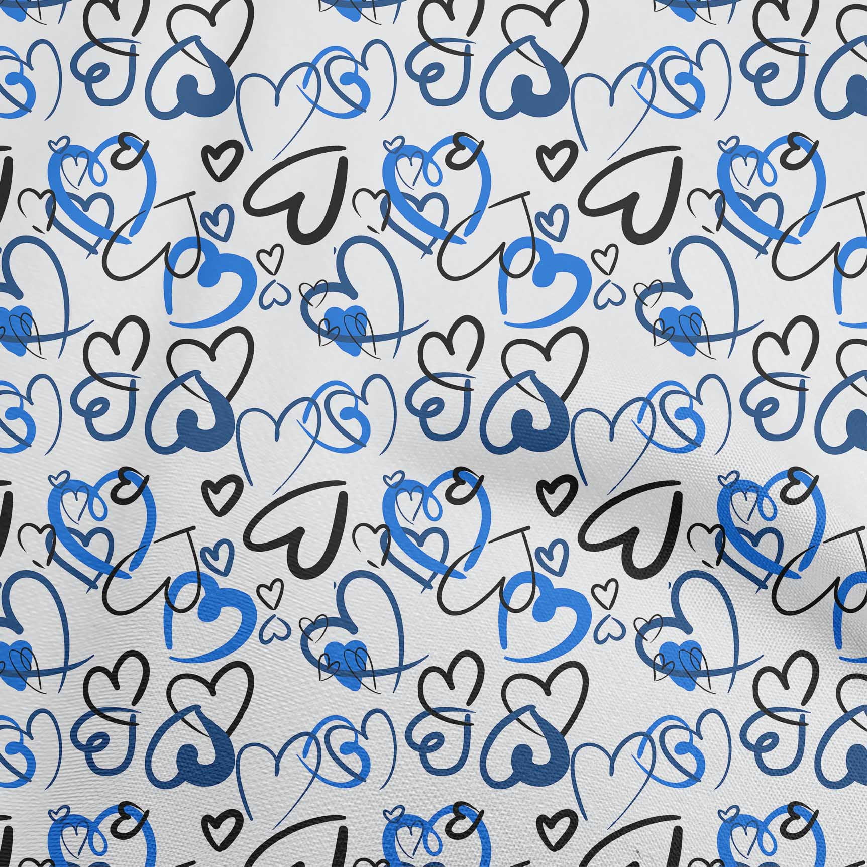 Love Mouse Cat Printed Fabric,100% CottonPolyester Cotton Fabric,DIY Quilt Fabric,Valentines Day Fabric By 12 Yard