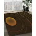 thumbnail image 2 of Ahgly Company Indoor Rectangle Patterned Dark Bronze Brown Area Rugs, 2' x 5', 2 of 6