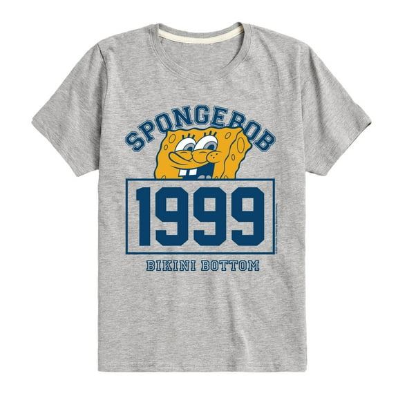 Spongebob Squarepants - 1999 Bikini Bottom - Toddler And Youth Short Sleeve Graphic T-Shirt