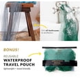 thumbnail image 6 of African Net Sponge Authentic - 1 Pieces Real African Exfoliating Loofah Sponge with Knots - African Net Wash Cloths for Body Scrubber Exfoliator - Back Scrub for Shower Bath Accessories(Green), 6 of 11