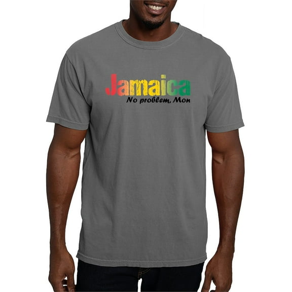 CafePress - Jamaica No Problem Tri T Shirt - Mens Comfort Colors Shirt