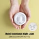 thumbnail image 2 of Luz nocturna LED recargable para niños - Luz nocturna portátil para habitación de bebé (blanca), 2 of 5