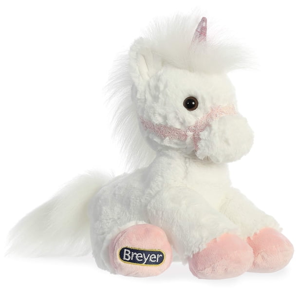Peluche Breyer Aurora® Exquisite Unicorn, 28 cm, color rosa