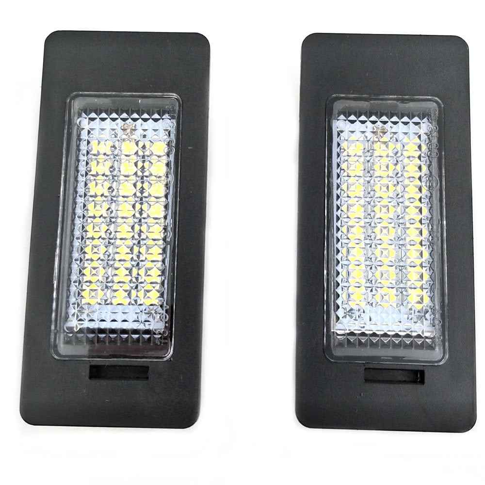 Nikauto 2Pcs 6000k 3528SMD License Plate Light Lamp for BMW E60 E61 E81 E82 E90 E91 E92 E93 E39 X1/E84 X5/E70 X6/E71