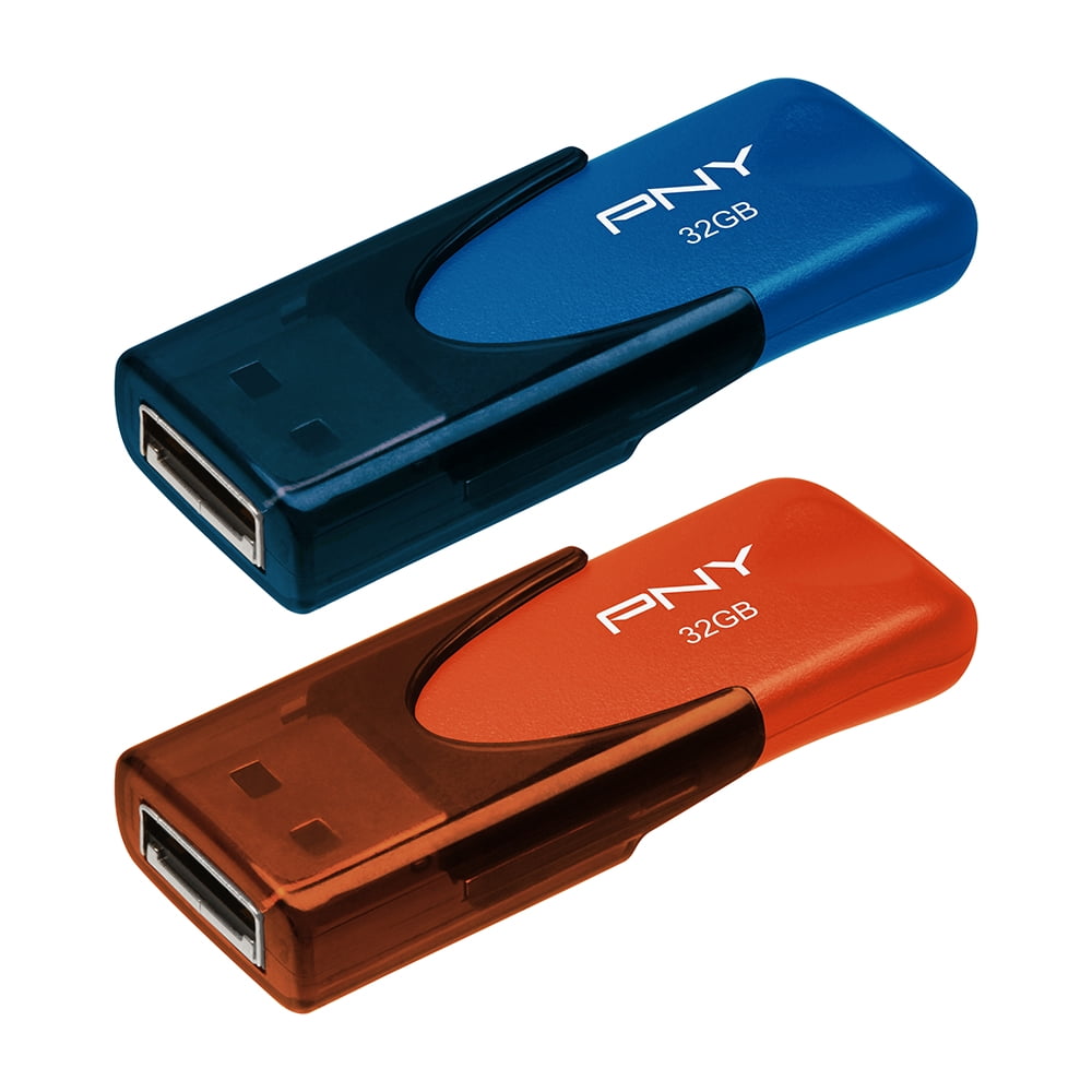 32GB Attaché 4 USB 2.0 Flash Drive 2-Pack​