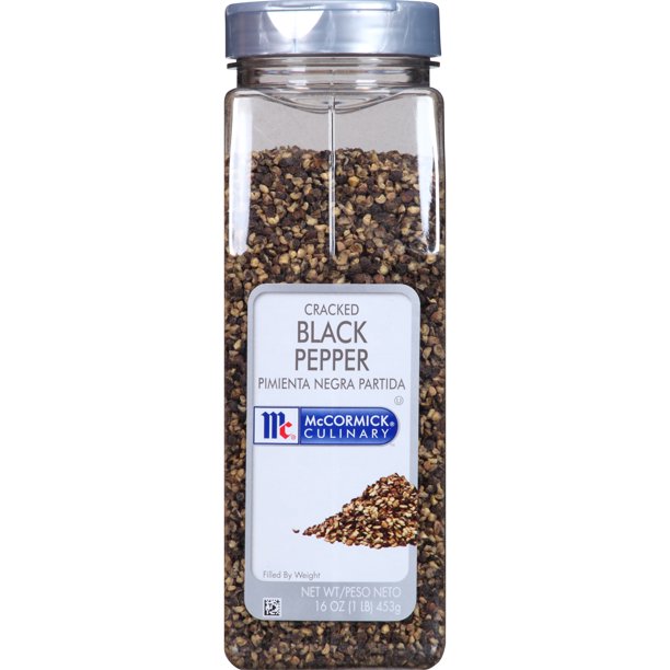 McCormick Culinary Cracked Black Pepper, 16 oz