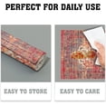 thumbnail image 6 of Rust Red Ethnic Boho Placemats Set of 4 Bohemian Carpet Vintage Linen Washable Kitchen Dining Southwestern Table Mats Stain Heat-Resistant Desktop Decor Place Mats for Home Party Indoor 12x18 in, 6 of 8