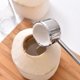 thumbnail image 5 of Juego de 2 piezas de herramientas para abrir cocos para cocos jóvenes - Herramienta para abrir cocos súper segura y fácil de usar - Juego de abridores de cocos de acero inoxidable apto para alimentos con martillo Rojo Verde, 5 of 5