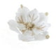 thumbnail image 2 of Magnolia Artificial Magnolia artificial de tela, 24 cm, color blanco, con efecto nevado, ideal para decorar el árbol de Navidad. 1 unidad Rkxzt, 2 of 9