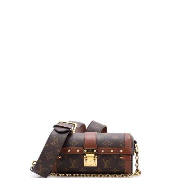 Pre-Owned Papillon Trunk Bag Monogram Canvas By Rebag
