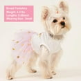 thumbnail image 3 of Dog Dress, Rabbit Pet Dog Outfit, Polka Dots Lace Tutu Dog Clothes for Small Dogs Girl, Cat Apparel, Pink, 3 of 6