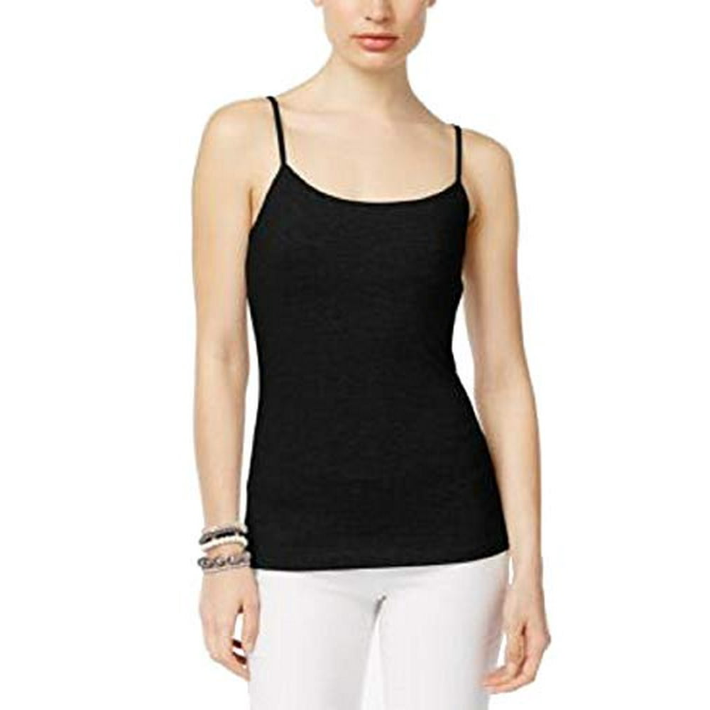 Style & Co. - Style & Co. Camisole with Built-in Bra Womens XS Black ...