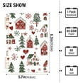 thumbnail image 2 of FORMRS 1-Subject Spiral Notebook 8" x 5" College Ruled 60 Refillable Sheet A5 Hard Cover, 2 Pack, Red Nordic Christmas, 2 of 7