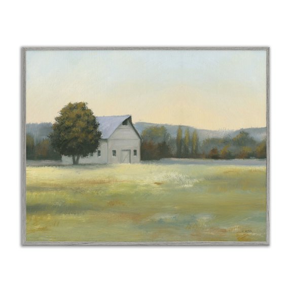 Stupell Industries Rustic Lodge Rural Countryside Cottage Gray Framed Giclee Art, 14 x 11, by James Wiens