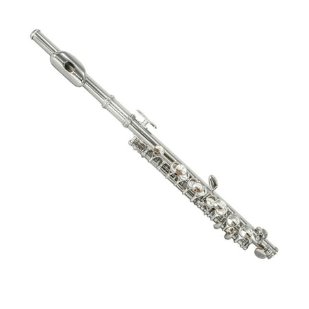 Sky(Paititi) Band Approved Nickle Plated Piccolo Key of C with Hard Case, Cloth, Cleaning Rod, Joint Greasae and Screw Driver