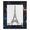 Blue, variant on Herdesigns Marble Flower 4x6 Picture Frame Gray and Black Floral Wood Photo Frame Table Display or Wall Hanging Decoration for Vertical or Horizontal Display