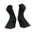 thumbnail image 2 of 2 fundas protectoras para frenos y cambios de bicicleta de carretera, color negro. Funda antideslizante de silicona para manetas de freno y cambio de, 2 of 8